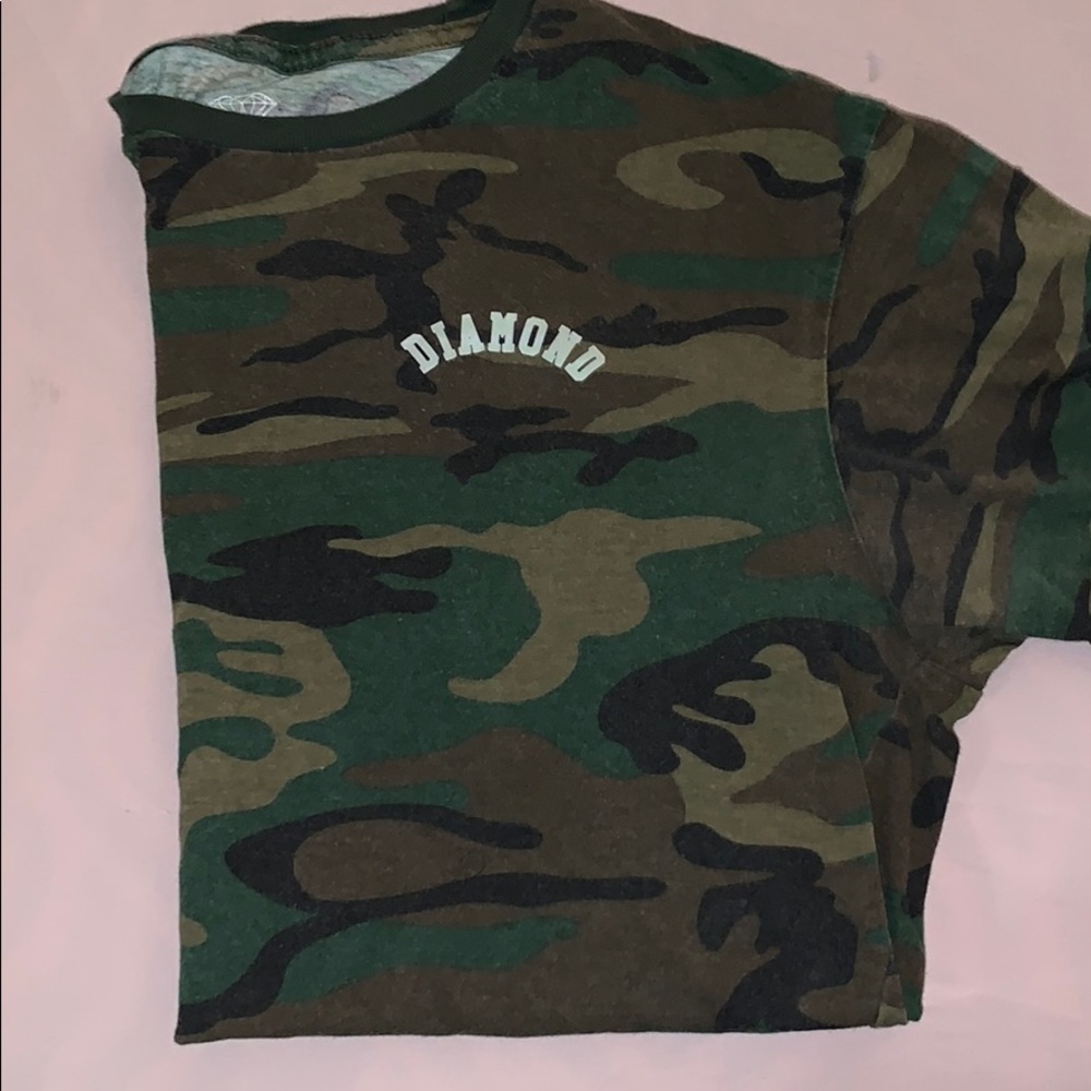DIAMOND SUPPLY CO CAMO SHIRT TEE